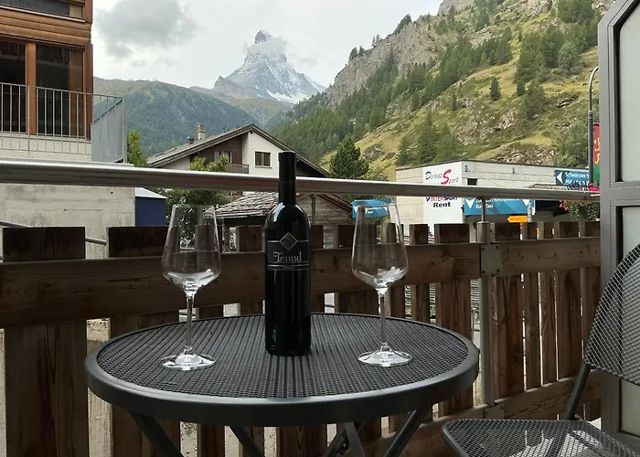 Daire Enzian - Matterhorn Sicht Bei Der Bergbahn Inspiringplaceszermatt