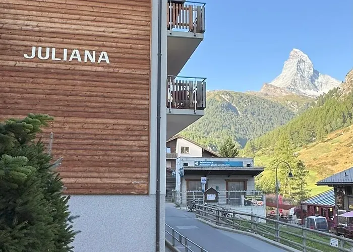 Enzian - Matterhorn Sicht Bei Der Bergbahn Inspiringplaceszermatt Διαμέρισμα *