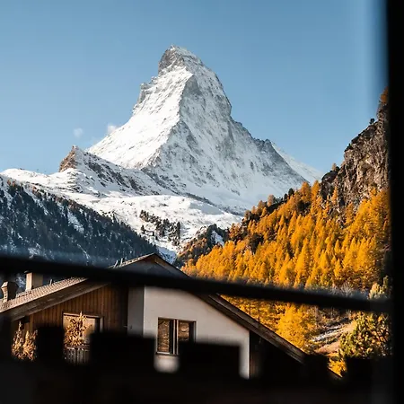 아파트 Enzian - Matterhorn Sicht Bei Der Bergbahn Inspiringplaceszermatt